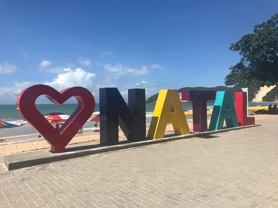 Apartamento Incrivel Vista Vip De Ponta Negra - Morro Do Careca Do 32º Andar Natal Exterior foto